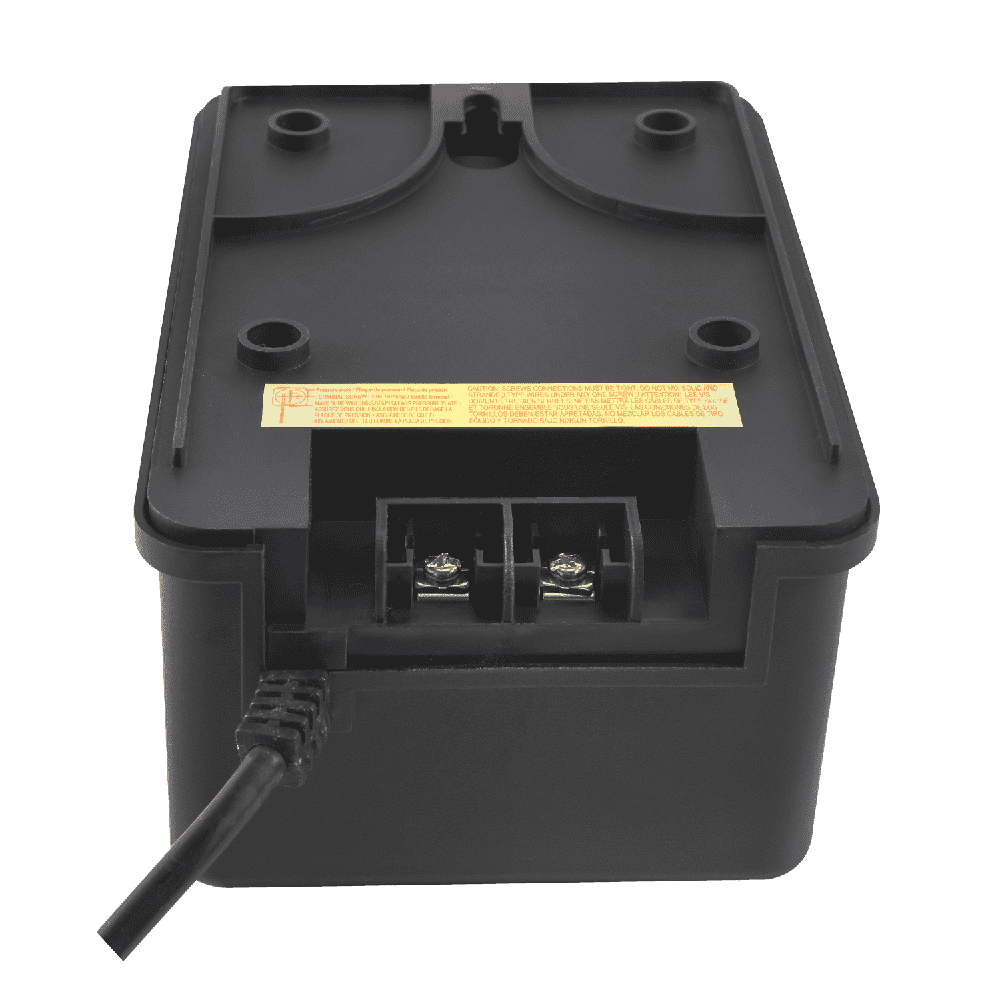 TS200 200W AC 120V Step Down Low Voltage Transformer with Digital Timer IP65 Waterproof