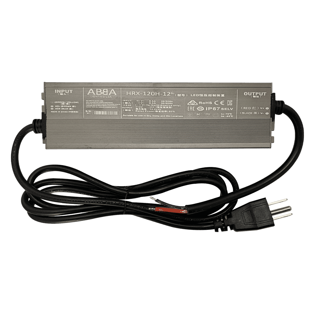 TSD120 DC 120W 12V Low Voltage Transformer IP67 10 Amp