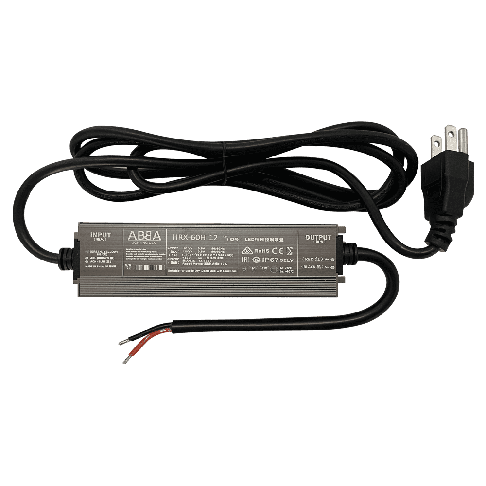 TSD60 DC 60W 12V Low Voltage Transformer IP67 5 Amp