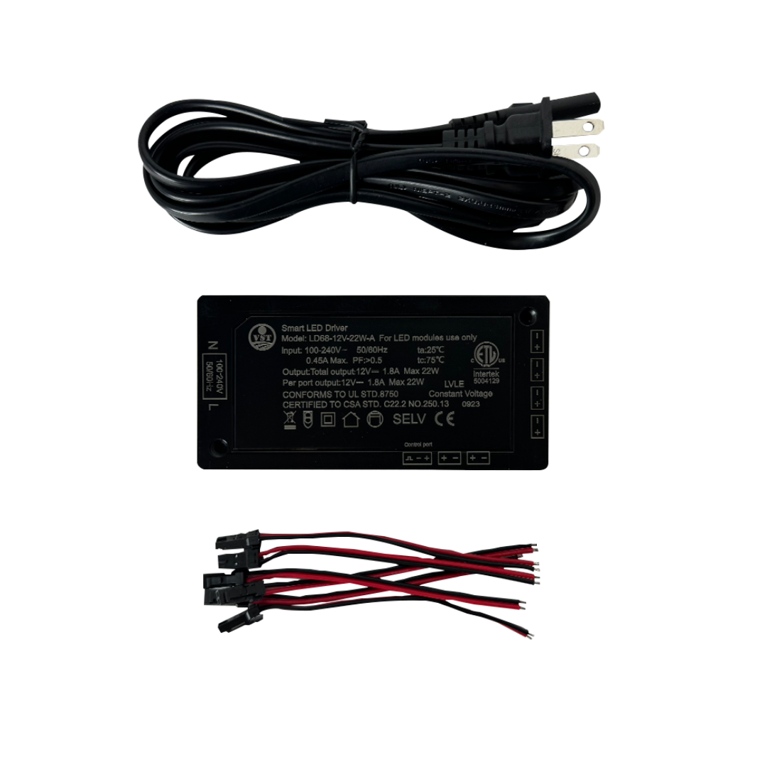 TSDC22 –  Heavy Duty 12V DC 22W Transformer for LED Modules - Tampa Home & Garden Store