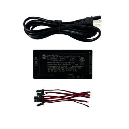 TSDC22 –  Heavy Duty 12V DC 22W Transformer for LED Modules - Tampa Home & Garden Store