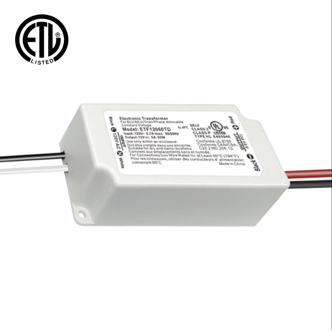 TSDCS60 – 12V 60W Transformer for LED Strip, Module and Tape Lights Residential Commercial - Tampa soil911.com