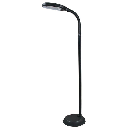 Black 5-Feet 1300 Lumens Sunlight Floor Lamp with 27-Watt Bulb - Tampa Home & Garden Store
