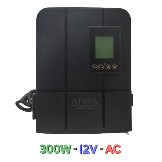 Transformador de bajo voltaje TSP300 de 300 vatios con temporizador digital y fotocélula 