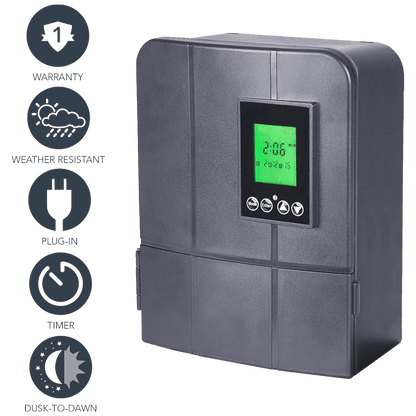 TSP300 300 Watt Low Voltage Transformer with Digital Timer and Photocell