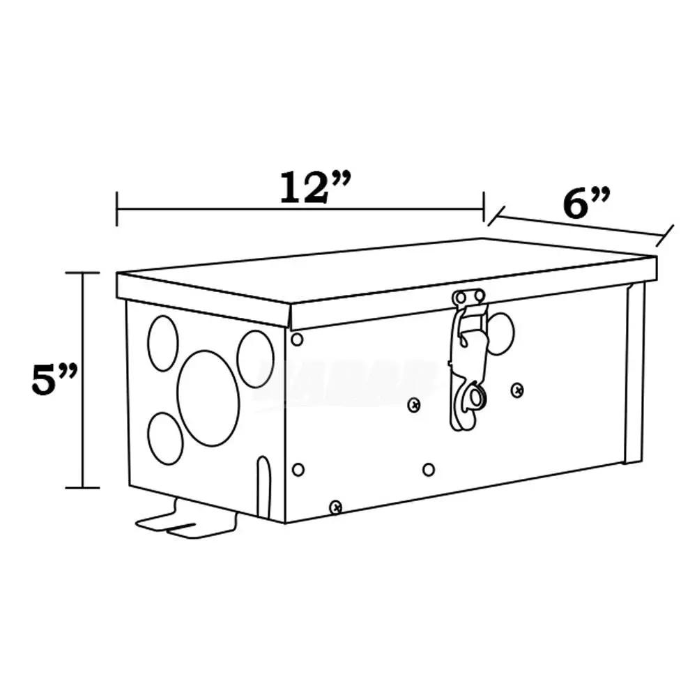 TSR300 300W Multi Tap Low Voltage Manual Transformer IP65 Waterproof - Tampa soil911.com