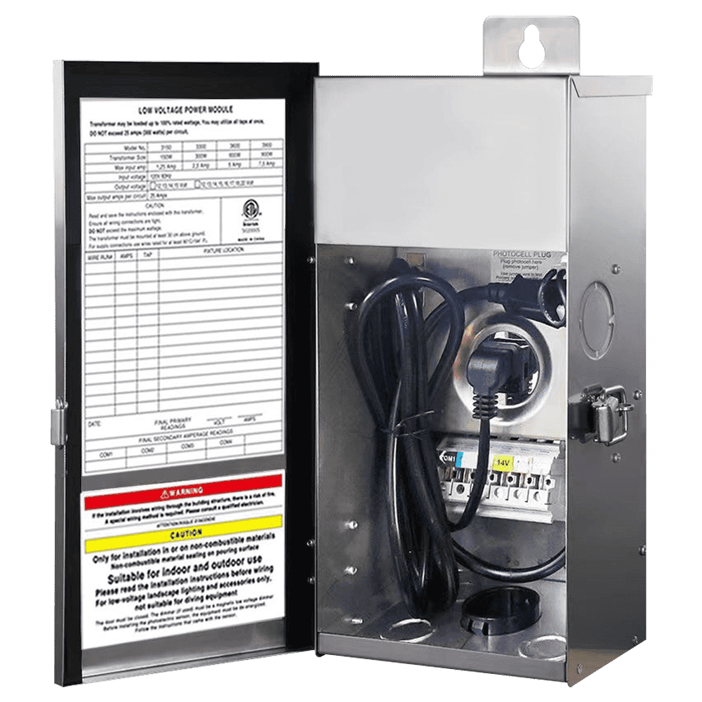 TSR300 300W Multi Tap Low Voltage Manual Transformer IP65 Waterproof