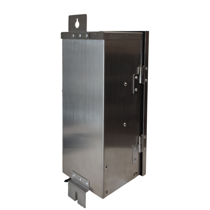 Transformador de bajo voltaje multitoma TSRPT300 de 300 W con fotocélula y temporizador manual con dial, resistente al agua IP65