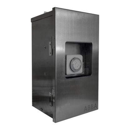 TSRPT600 600W Multi Tap Low Voltage Transformer with Photocell and Manual Dial Timer IP65 Waterproof