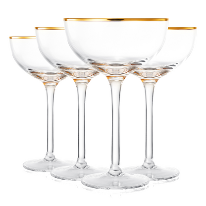 Palazzo Champagne Coupe Glassware Set of Four