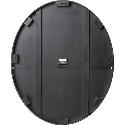 Reloj de pared de madera extragrande, turquesa, desgastado, estilo París