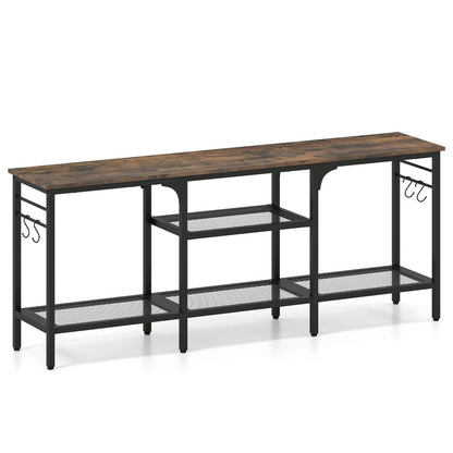 TV Stand for 65-Inch TV With Open 3-Tier Shelves