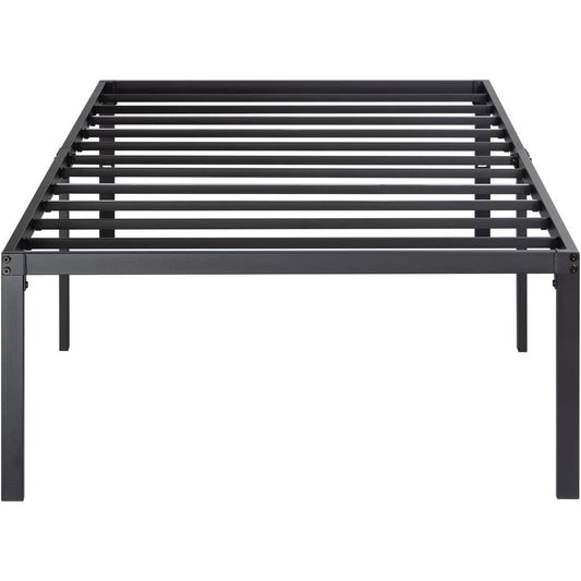 Twin 18-inch High Metal Platform Bed Frame with Under-bed Storage Space - Tampa Home & Garden Store