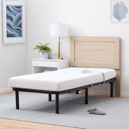 Cama ajustable de acero Twin XL con control remoto