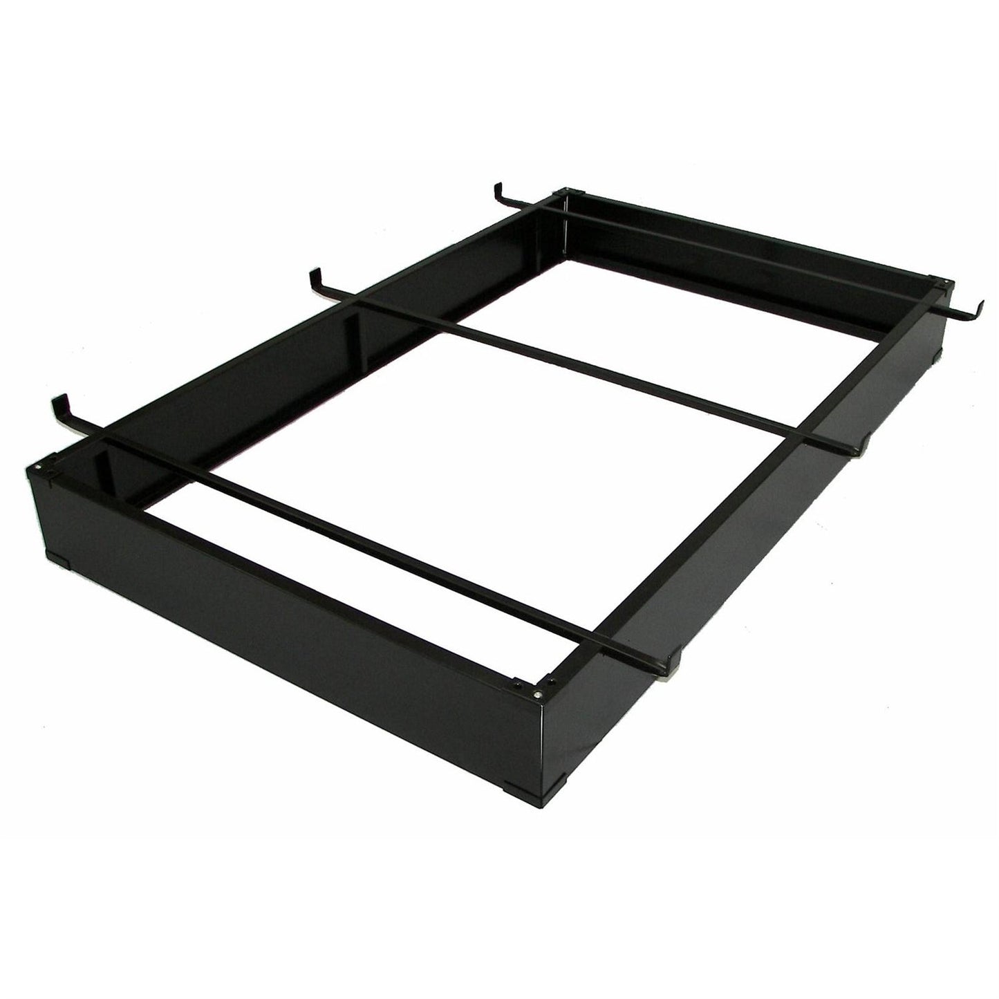 Base de cama de metal estilo hotel Twin / Twin XL en Espresso - 6 pulgadas de alto