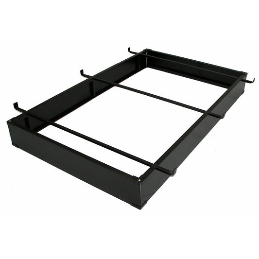 Twin / Twin XL Hotel Style Metal Bed Base Bed Frame in Espresso - 6-inch High - Tampa Home & Garden Store