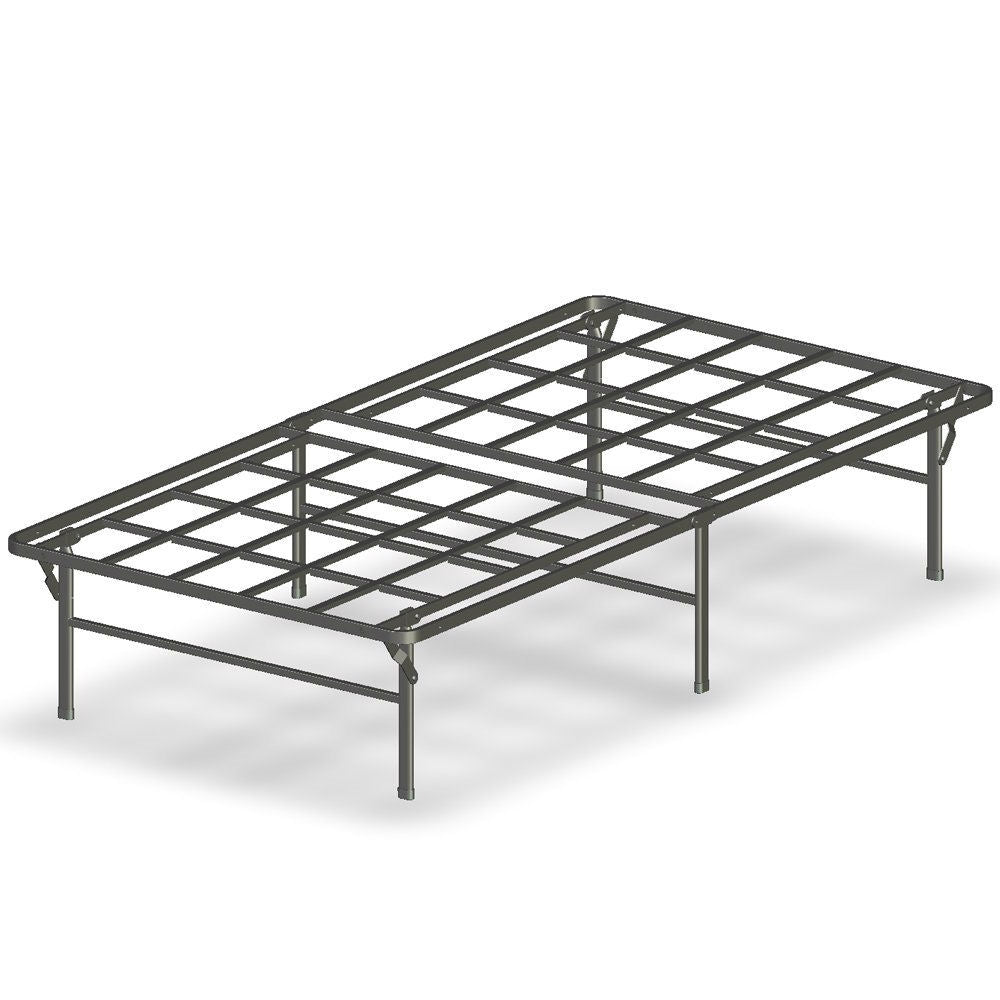 Base de cama individual XL de metal plegable de alta resistencia