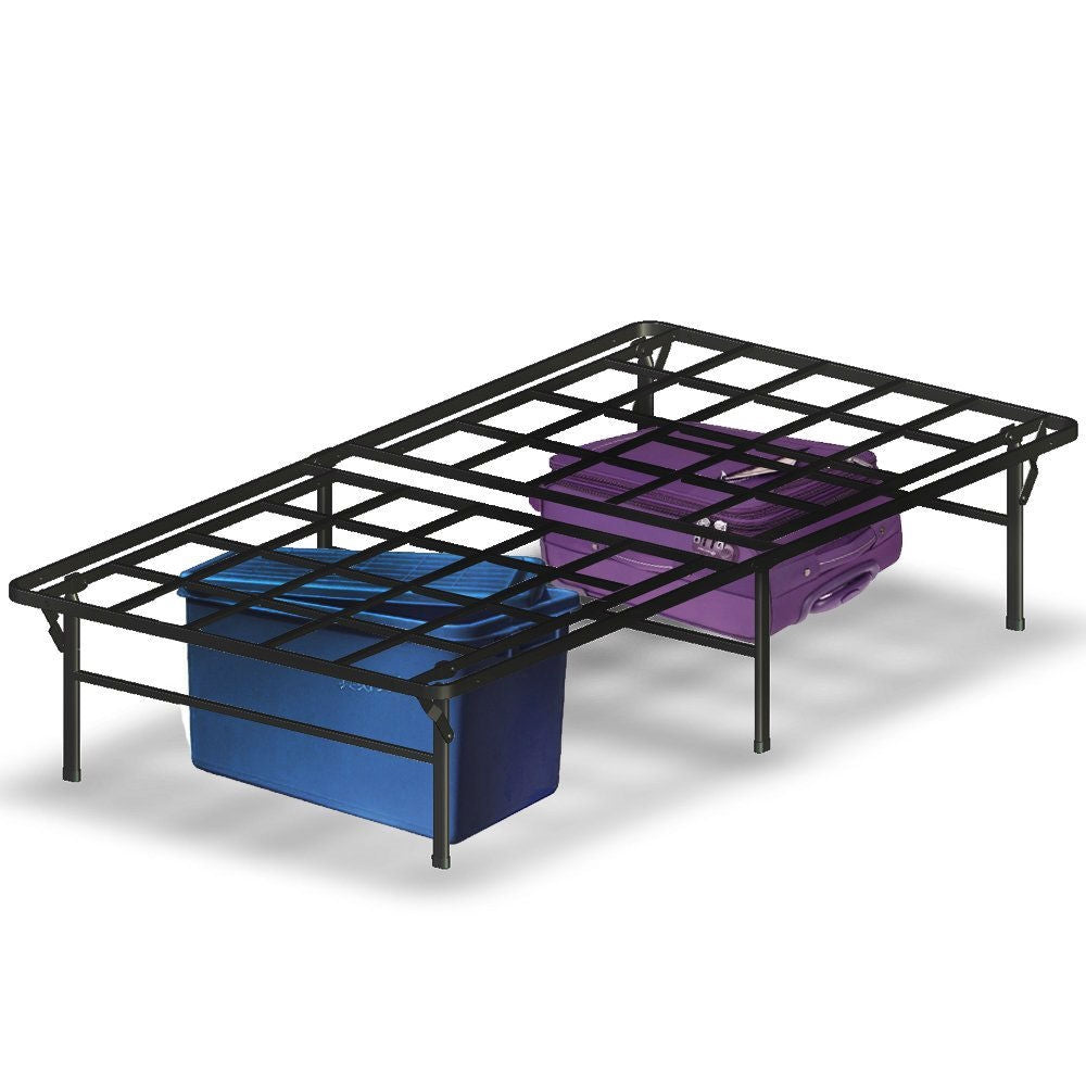Base de cama individual XL de metal plegable de alta resistencia