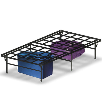 Base de cama individual XL de metal plegable de alta resistencia