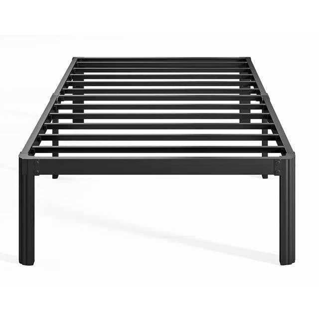 Base de cama metálica de plataforma Twin XL de alta resistencia con patas de borde redondo