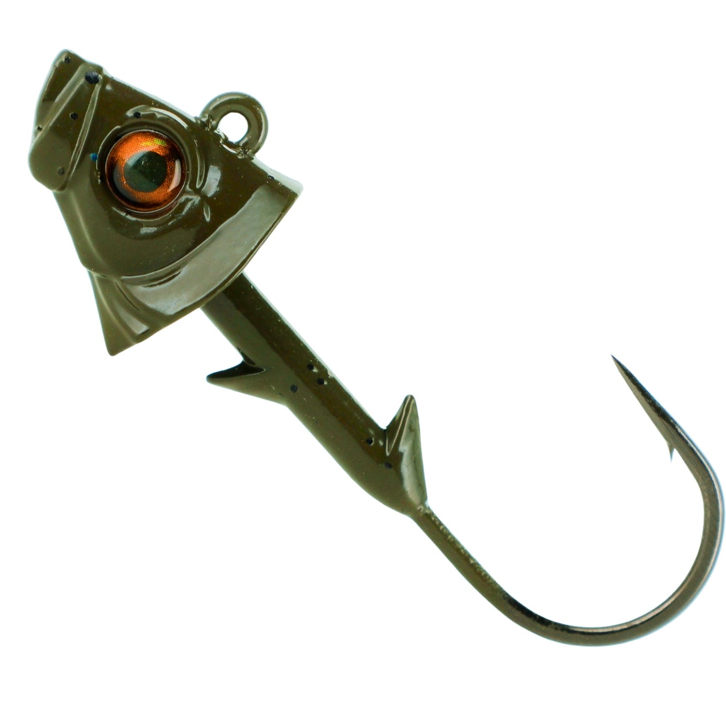 Jig Swimbait de tungsteno puro al 97 % con cabeza de pez realista - Paquete de 5 - Nuevo