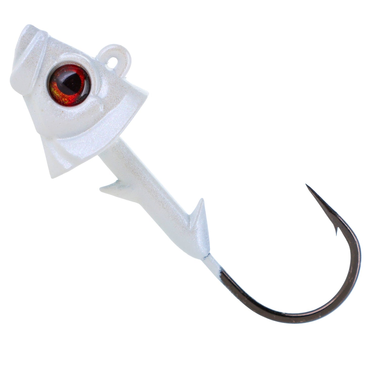 Jig Swimbait de tungsteno puro al 97 % con cabeza de pez realista - Paquete de 5 - Nuevo