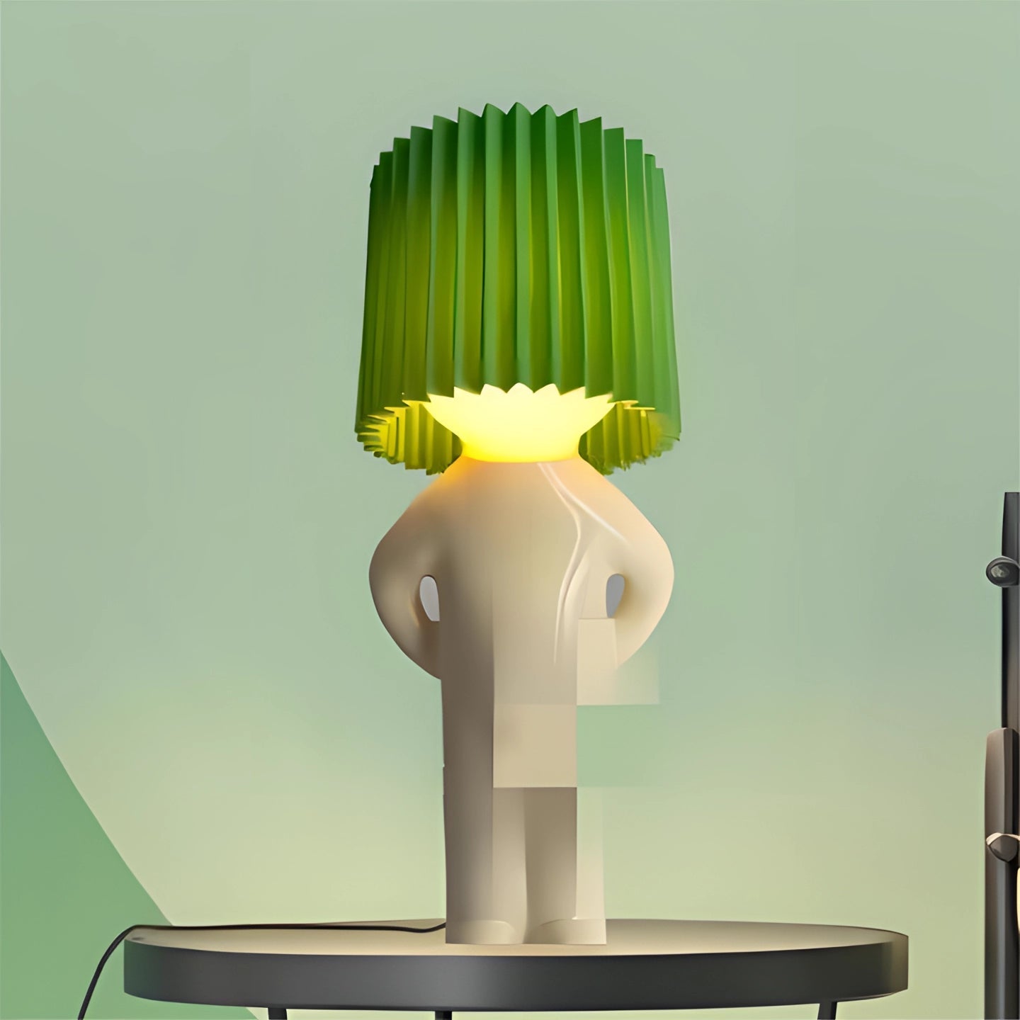 Human Shaped Table Lamp Wireless Battery Operated Novelty Light