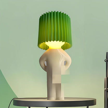 Human Shaped Table Lamp Wireless Battery Operated Novelty Light