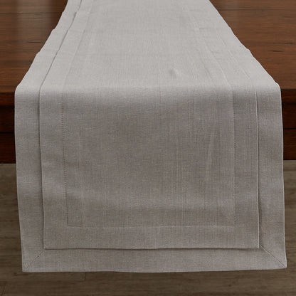 Tailored Table Runner - 90" - Sterling - Tampa Home & Garden Store