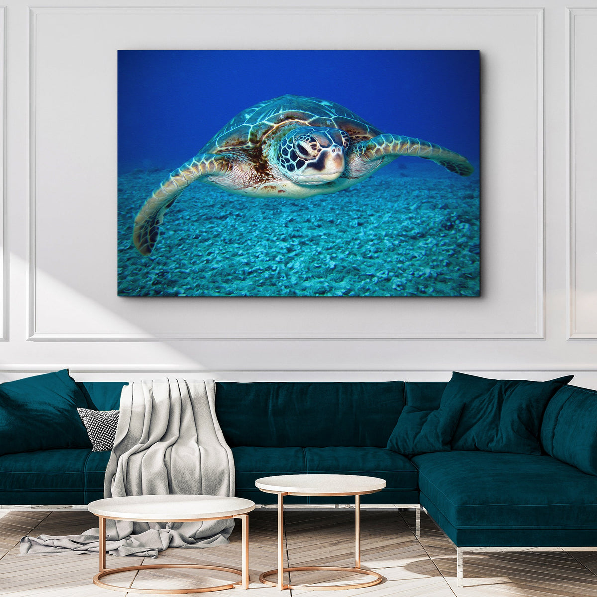 Green Sea Turtle Canvas Wall Art Tailored Canvases crafting canvas blue ocean backdrop on Tampa Home & Garden Store