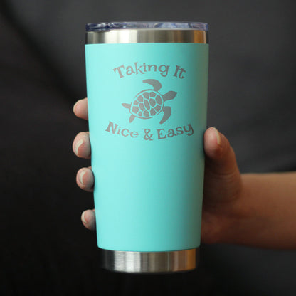 Taking It Nice & Easy - 20 oz Coffee Tumbler - Tampa Home & Garden Store