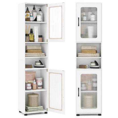 Tall Bathroom Storage Cabinet 67 Inch Organizer
