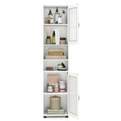 Tall Bathroom Storage Cabinet 67 Inch Organizer