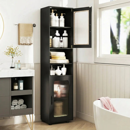 Tall Bathroom Storage Cabinet 67 Inch Organizer