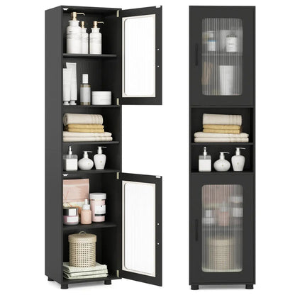 Tall Bathroom Storage Cabinet 67 Inch Organizer