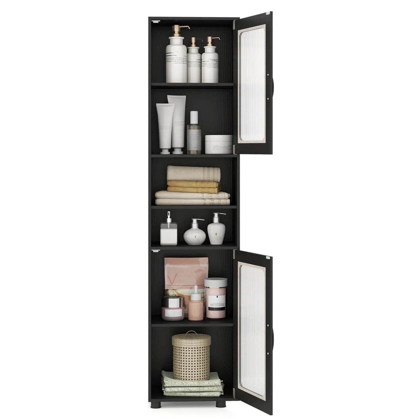Tall Bathroom Storage Cabinet 67 Inch Organizer