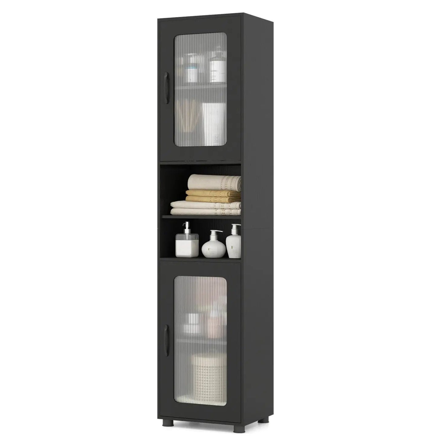 Tall Bathroom Storage Cabinet 67 Inch Organizer