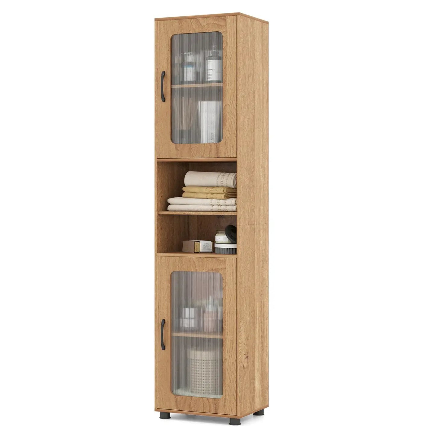 Tall Bathroom Storage Cabinet 67 Inch Organizer