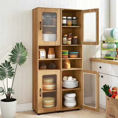 Tall Bathroom Storage Cabinet 67 Inch Organizer