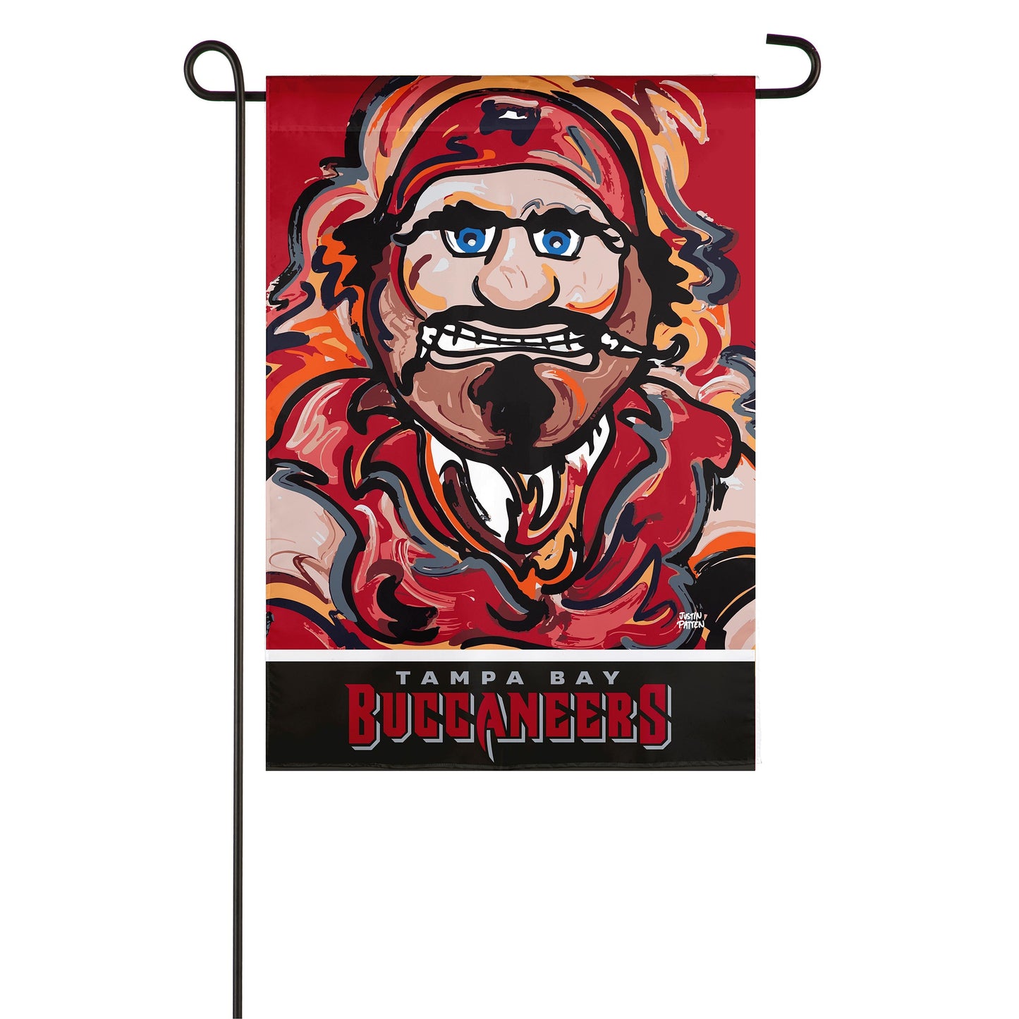 Tampa Bay Buccaneers, Suede GDN Justin Patten - Tampa Home & Garden Store