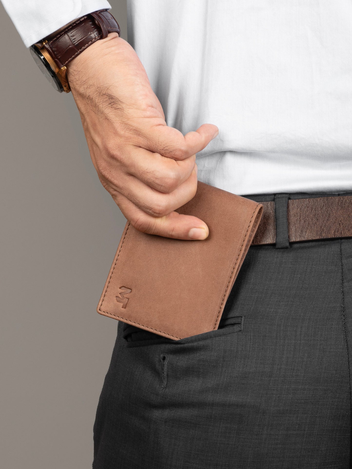 Tan Brown Slate Wallet - Mat finish - Tampa Home & Garden Store