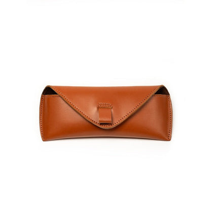 Tan Leather Sunglasses Case - Tampa Home & Garden Store