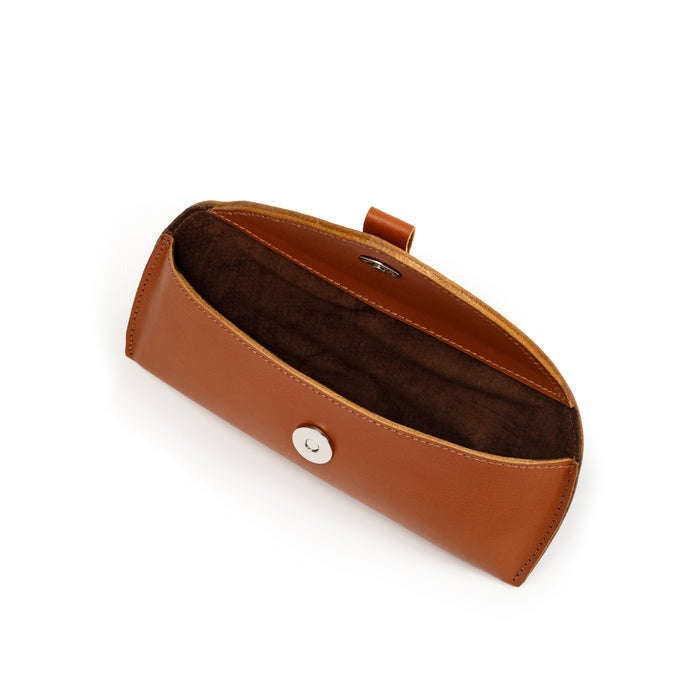 Tan Leather Sunglasses Case - Tampa Home & Garden Store