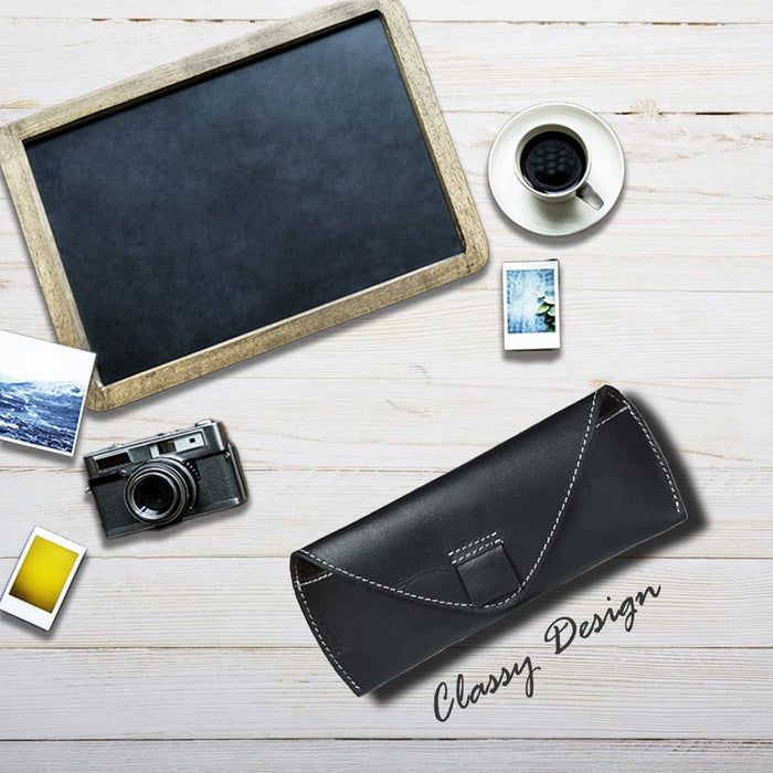 Tan Leather Sunglasses Case - Tampa Home & Garden Store