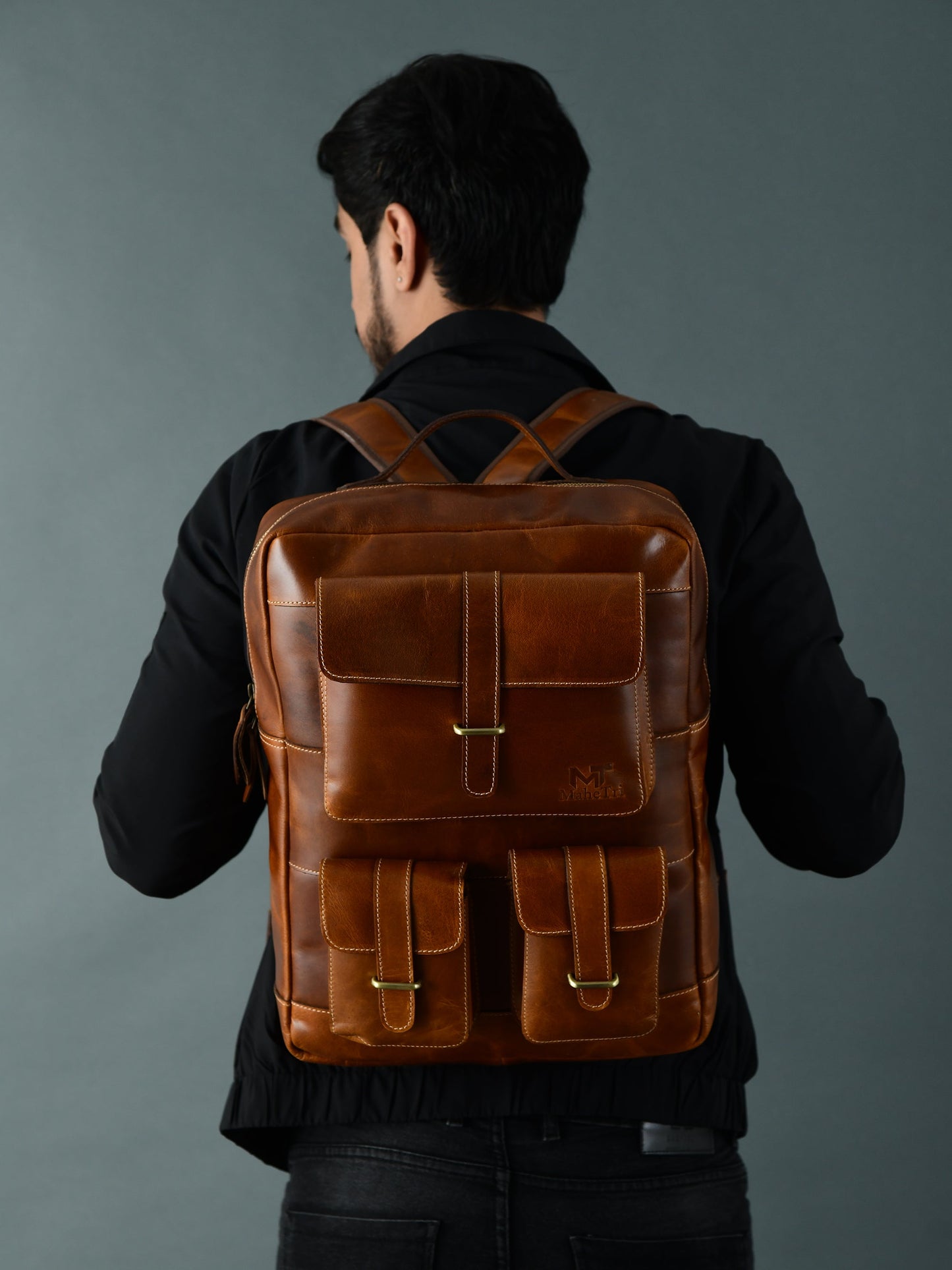 Tan Portland Laptop Backpack - Tampa Home & Garden Store