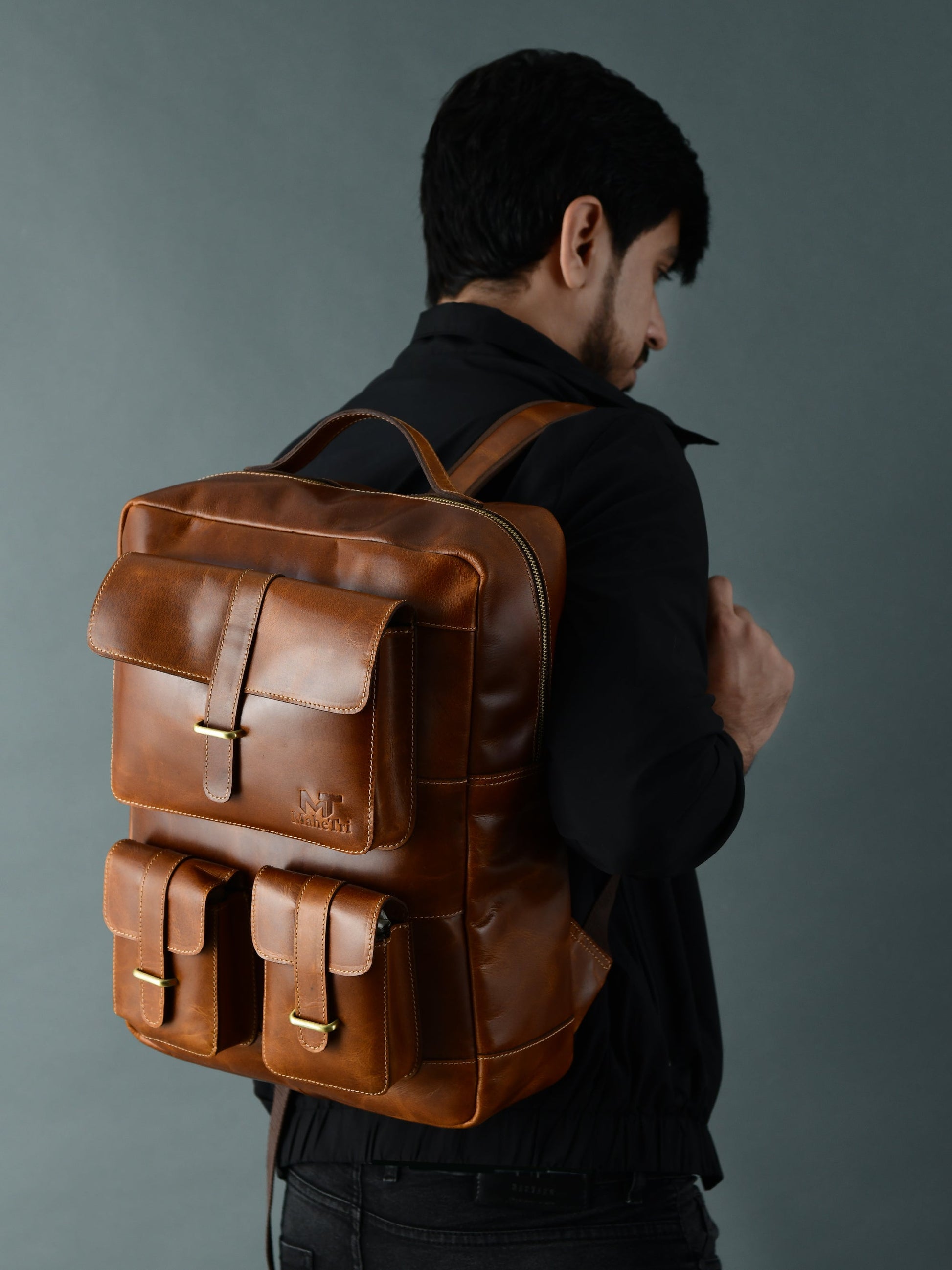 Tan Portland Laptop Backpack - Tampa Home & Garden Store