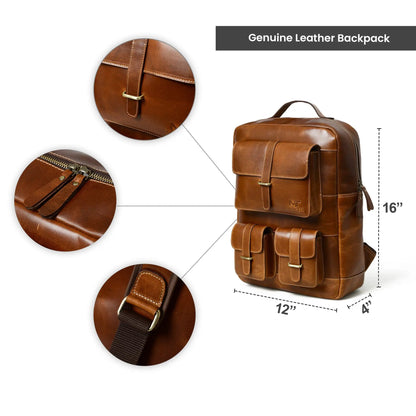 Tan Portland Laptop Backpack - Tampa Home & Garden Store