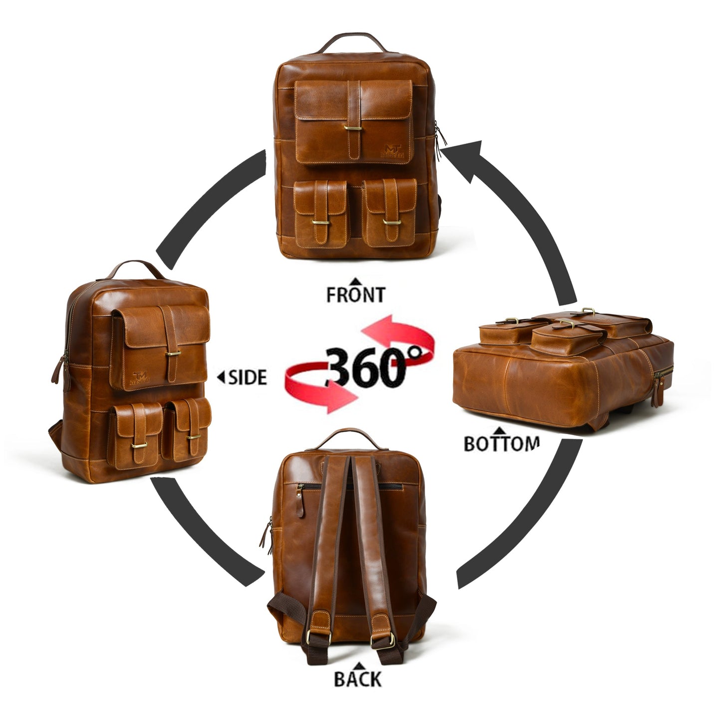 Tan Portland Laptop Backpack - Tampa Home & Garden Store