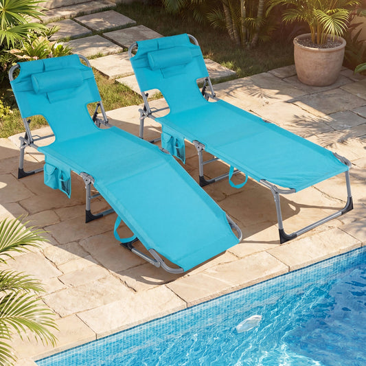 Tanning Chair with Face Arm Holes Folding Chair - Tampa Home & Garden Store