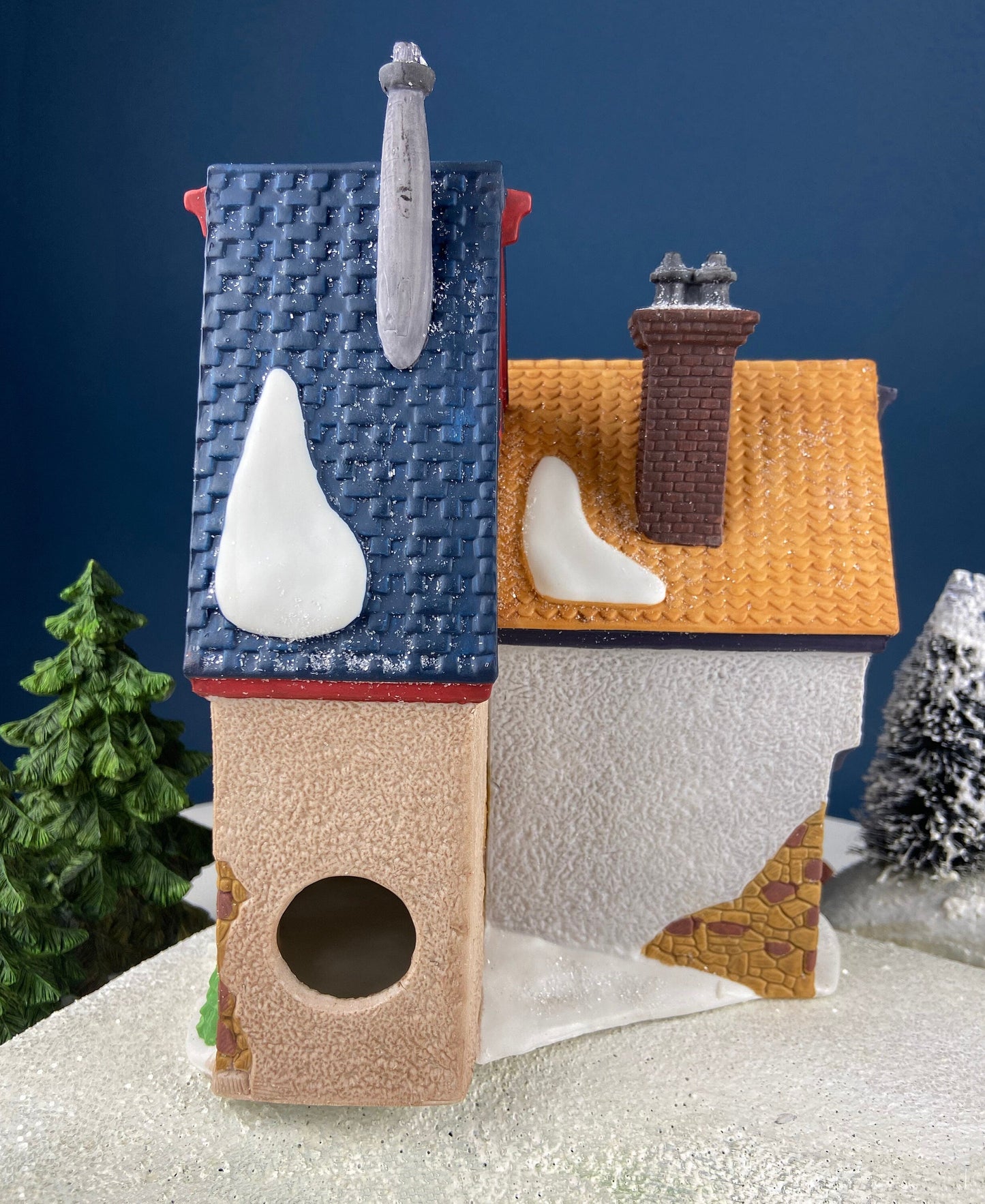 Tassy's Mittens and Hassel's Woolies by Department 56. Illuminated Christmas Village House. North Pole Series. - Tampa Home & Garden Store